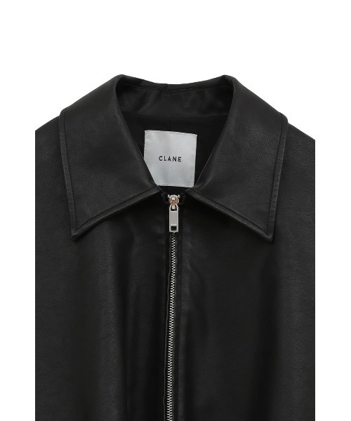 セール】CLANE/クラネ/FAKE LEATHER BALLOON JACKET（ブルゾン