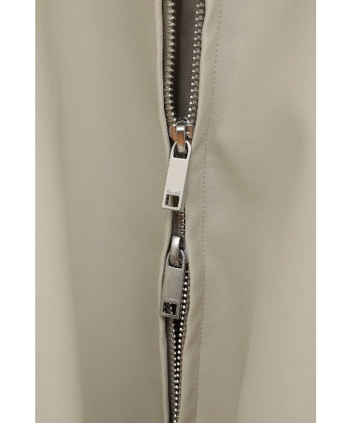 CLANE（クラネ）の「CLANE/クラネ/FAKE LEATHER BALLOON JACKET（ブルゾン・レディース・ブラック/アイボリー/ブラウン・1）」の10枚目の写真