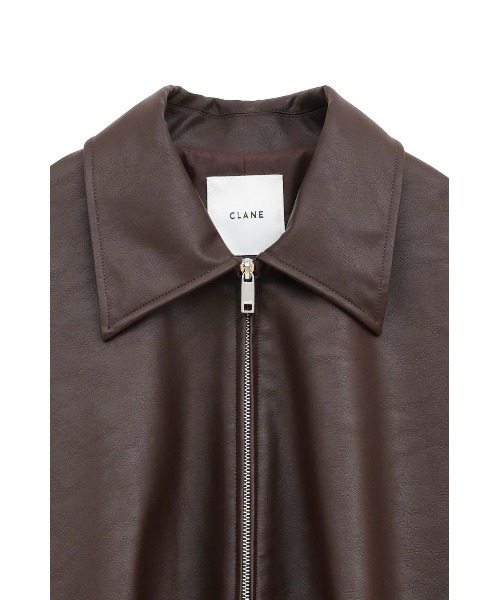 セール】CLANE/クラネ/FAKE LEATHER BALLOON JACKET（ブルゾン