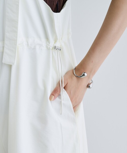 GALLEST（ギャレスト）の「【一部店舗限定】ウエストドロストサロペット（サロペット/オーバーオール・レディース・ホワイト系/ブラック・38）」の13枚目の写真