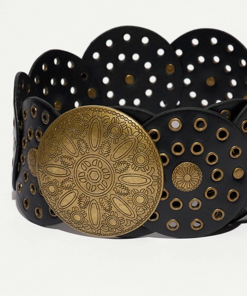 ROOPTOKYO(ループトウキョウ)の「OKUOKU 0909/オクオク デザインベルト(ベルト・レディース・ブラック系その他2/ブラック系その他/レオパード・105cm)」の8枚目の写真