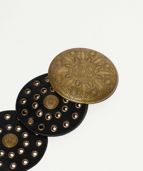 ROOPTOKYO(ループトウキョウ)の「OKUOKU 0909/オクオク デザインベルト(ベルト・レディース・ブラック系その他2/ブラック系その他/レオパード・105cm)」の9枚目の写真