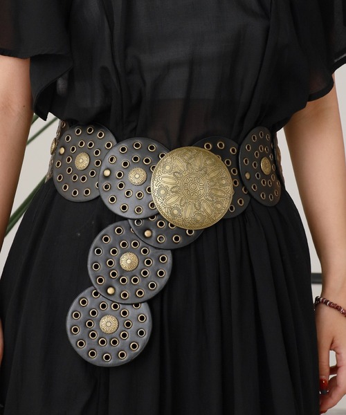 ROOPTOKYO(ループトウキョウ)の「OKUOKU 0909/オクオク デザインベルト(ベルト・レディース・ブラック系その他2/ブラック系その他/レオパード・105cm)」の16枚目の写真