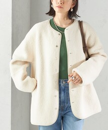 【一部WEB限定】〈手洗い可能〉NEW リバーシブル ボア ブルゾン
