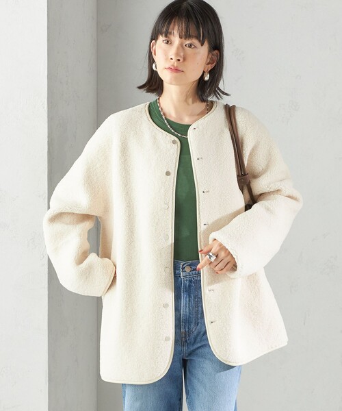 一部WEB限定】〈手洗い可能〉NEW リバーシブル ボア ブルゾン