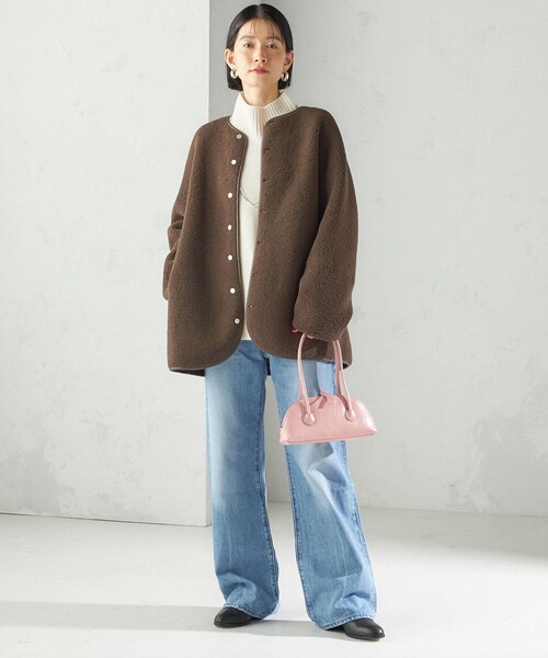 【新品】SHIPS for women リバーシブルボアブルゾン SHIPS（シップス） ブルゾン アウター 「一部WEB限定」「手洗い可能