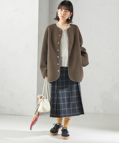 一部WEB限定】〈手洗い可能〉NEW リバーシブル ボア ブルゾン