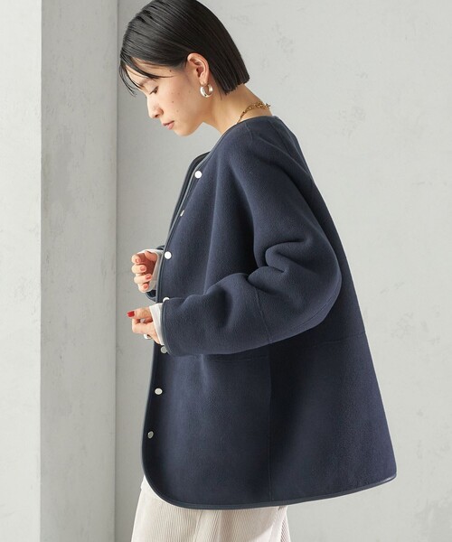 一部WEB限定】〈手洗い可能〉NEW リバーシブル ボア ブルゾン