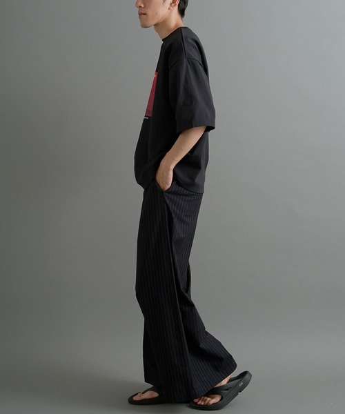 CRAFT STANDARD BOUTIQUE（クラフトスタンダードブティック）の「接触冷感/UVカット/吸水速乾 ハニカムメッシュフォトTEE 1【ユニセックス】（Tシャツ/カットソー・レディース・ブラック/オフホワイト・S/M/L）」の14枚目の写真