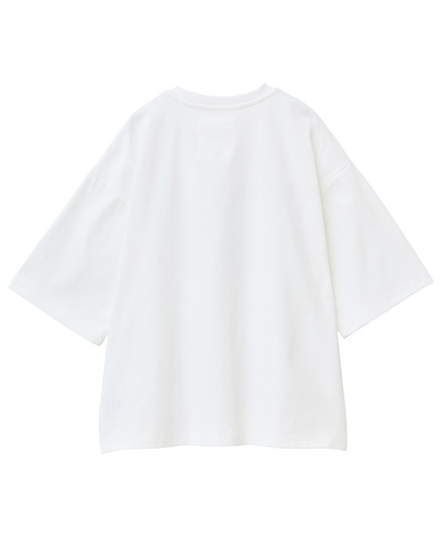 CRAFT STANDARD BOUTIQUE（クラフトスタンダードブティック）の「接触冷感/UVカット/吸水速乾 ハニカムメッシュフォトTEE 1【ユニセックス】（Tシャツ/カットソー・レディース・ブラック/オフホワイト・S/M/L）」の17枚目の写真