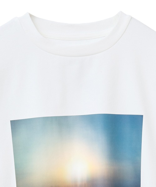 CRAFT STANDARD BOUTIQUE（クラフトスタンダードブティック）の「接触冷感/UVカット/吸水速乾 ハニカムメッシュフォトTEE 1【ユニセックス】（Tシャツ/カットソー・レディース・ブラック/オフホワイト・S/M/L）」の18枚目の写真