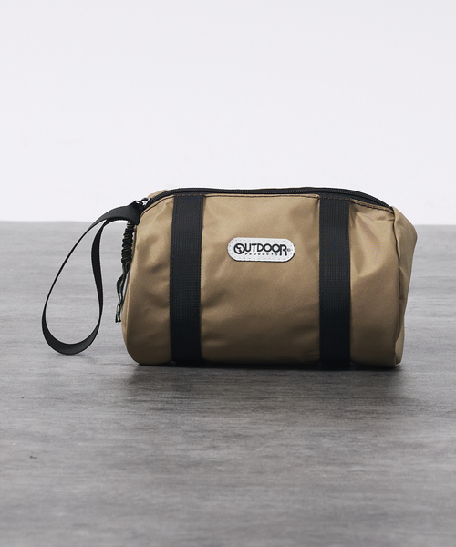 OUTDOOR PRODUCTS(アウトドアプロダクツ)の「【OUTDOOR PRODUCTS / アウトドアプロダクツ】mini drum pouch/ミニドラムポーチ/ユニセックス251111(ハンドバッグ・メンズ・ブラック/ベージュ・フリー)」の5枚目の写真