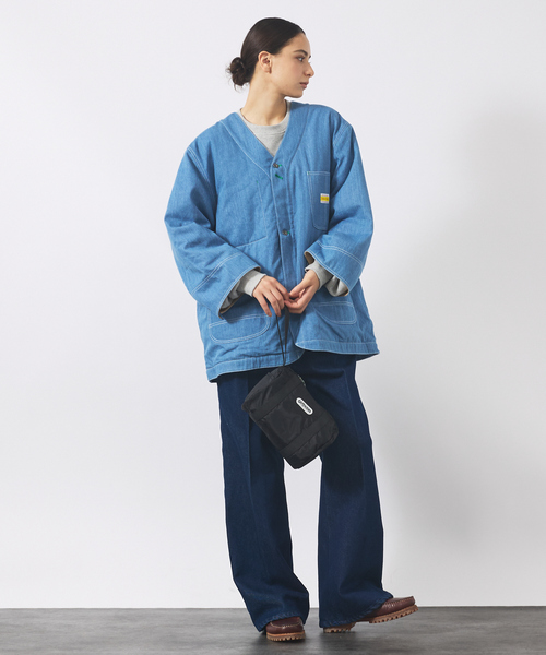 OUTDOOR PRODUCTS(アウトドアプロダクツ)の「【OUTDOOR PRODUCTS / アウトドアプロダクツ】mini drum pouch/ミニドラムポーチ/ユニセックス251111(ハンドバッグ・メンズ・ブラック/ベージュ・フリー)」の8枚目の写真