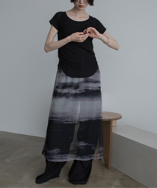 VACANCY(ヴァカンシー)の「2wayフロントホールリボンチョーカートップス(Tシャツ/カットソー・レディース・ブラウン/ブラック/アイボリー・FREE)」の21枚目の写真