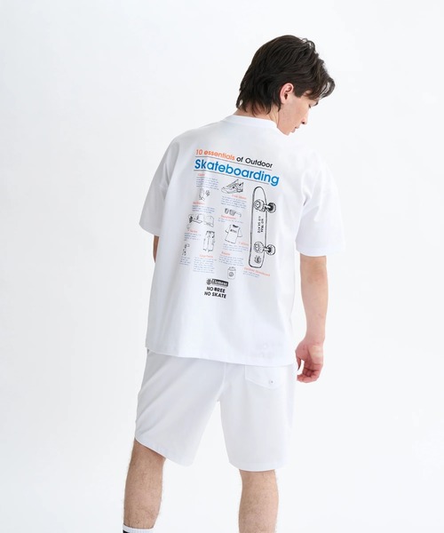 ELEMENT（エレメント）の「ELEMENT メンズ ESSENTIAL SS Tシャツ 【2025年秋冬モデル】/エレメント速乾UVケアバックプリント半袖Tシャツ（Tシャツ/カットソー・メンズ・グレー/ホワイト・MEDIUM/LARGE/X-LARGE）」の11枚目の写真