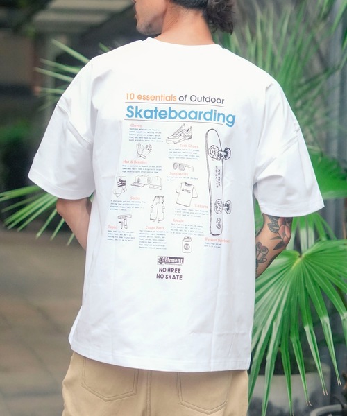 ELEMENT（エレメント）の「ELEMENT メンズ ESSENTIAL SS Tシャツ 【2025年秋冬モデル】/エレメント速乾UVケアバックプリント半袖Tシャツ（Tシャツ/カットソー・メンズ・グレー/ホワイト・MEDIUM/LARGE/X-LARGE）」の10枚目の写真