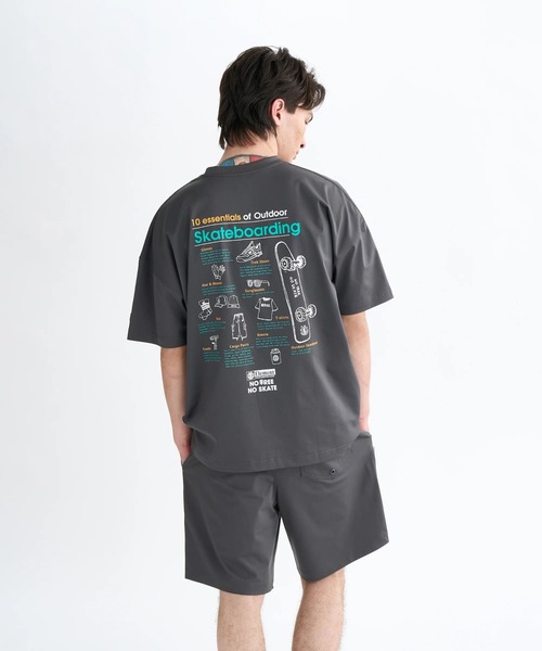 ELEMENT（エレメント）の「ELEMENT メンズ ESSENTIAL SS Tシャツ 【2025年秋冬モデル】/エレメント速乾UVケアバックプリント半袖Tシャツ（Tシャツ/カットソー・メンズ・グレー/ホワイト・MEDIUM/LARGE/X-LARGE）」の18枚目の写真