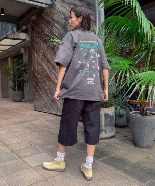 ELEMENT（エレメント）の「ELEMENT メンズ ESSENTIAL SS Tシャツ 【2025年秋冬モデル】/エレメント速乾UVケアバックプリント半袖Tシャツ（Tシャツ/カットソー・メンズ・グレー/ホワイト・MEDIUM/LARGE/X-LARGE）」の13枚目の写真