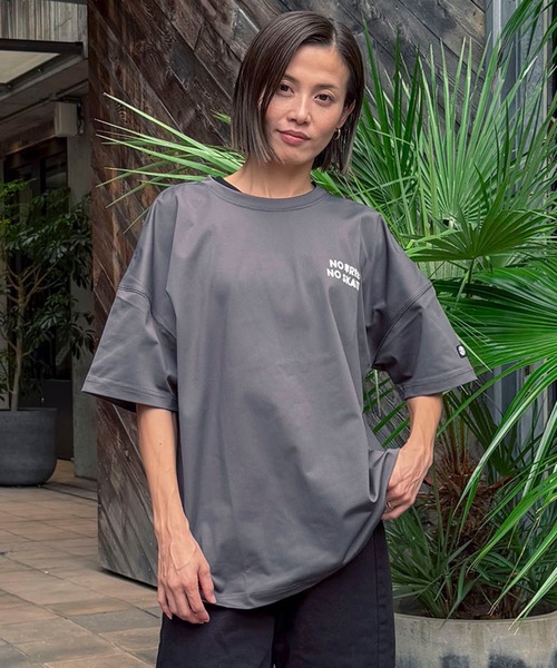 ELEMENT（エレメント）の「ELEMENT メンズ ESSENTIAL SS Tシャツ 【2025年秋冬モデル】/エレメント速乾UVケアバックプリント半袖Tシャツ（Tシャツ/カットソー・メンズ・グレー/ホワイト・MEDIUM/LARGE/X-LARGE）」の14枚目の写真