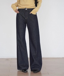 インディゴ フレアジーンズ EM25a010【EIGHTHMONTH】