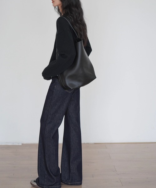 EIGHTHMONTH（エイスマンス）の「インディゴ フレアジーンズ EM25a010【EIGHTHMONTH】（デニムパンツ・レディース・ブルー・S/M/L）」の8枚目の写真