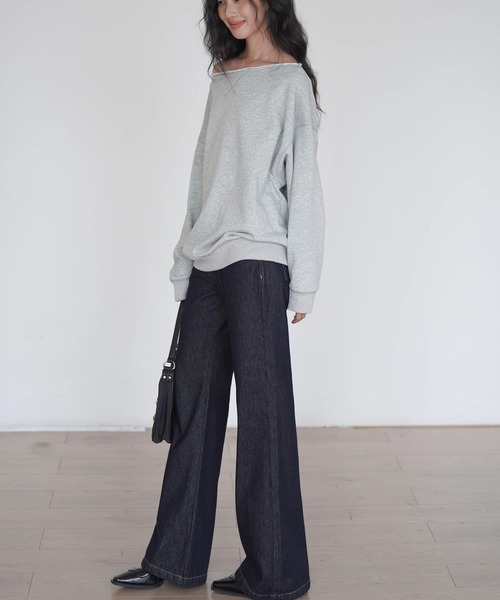 EIGHTHMONTH（エイスマンス）の「インディゴ フレアジーンズ EM25a010【EIGHTHMONTH】（デニムパンツ・レディース・ブルー・S/M/L）」の10枚目の写真