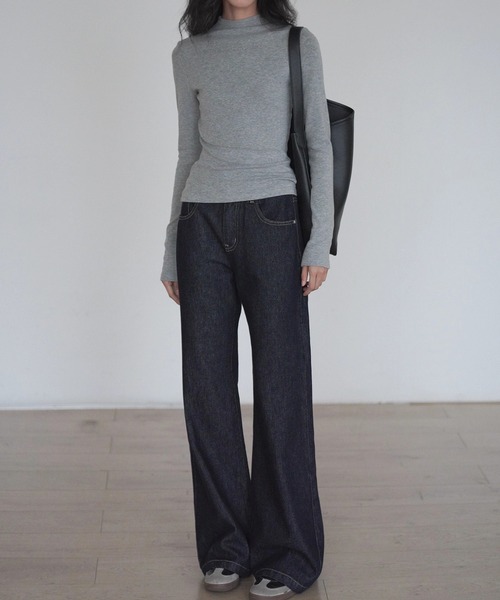 EIGHTHMONTH（エイスマンス）の「インディゴ フレアジーンズ EM25a010【EIGHTHMONTH】（デニムパンツ・レディース・ブルー・S/M/L）」の12枚目の写真