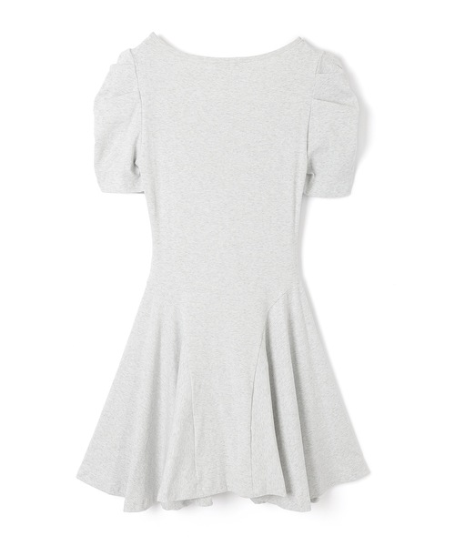 M DOLLY(エムドリー)の「*M DOLLY original* girly ribbon mini dress/ガーリーリボンミニドレス(ワンピース・レディース・ブラック/グレー・FREE)」の16枚目の写真