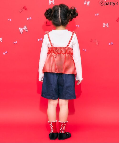 Seraph(セラフ)の「【SWIMMER】ビスチェ付きトップス(Tシャツ/カットソー・キッズ・レッド/ブルー・120/110/100/90/80)」の12枚目の写真