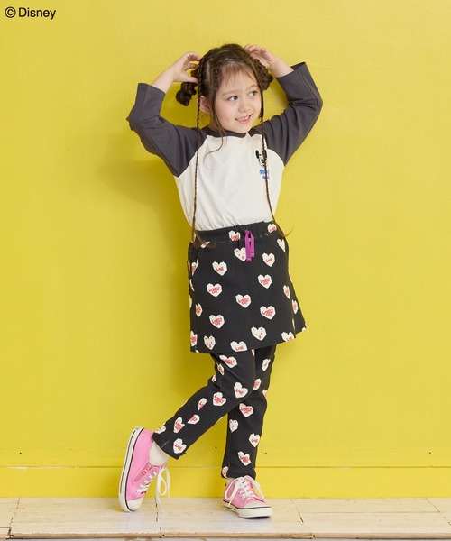 Disney】ミッキーマウスラグランロンT（Tシャツ/カットソー）｜Disney