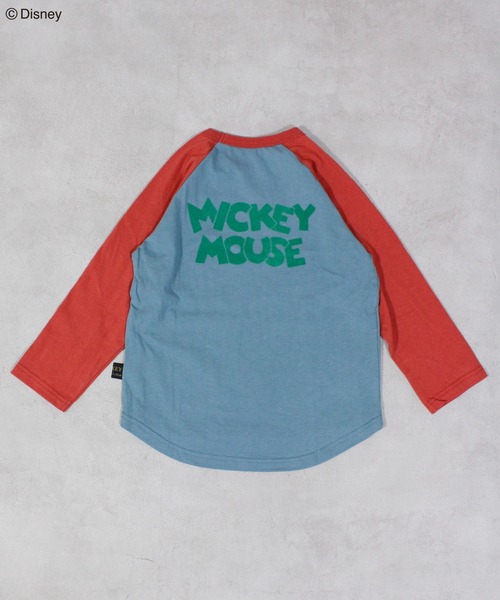 Disney】ミッキーマウスラグランロンT（Tシャツ/カットソー）｜Disney