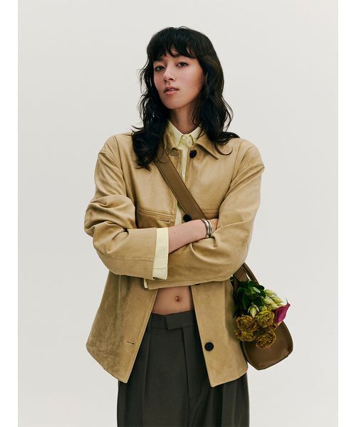 Mila Owen（ミラオーウェン）の「ピンタックデザインクロップドドレス 