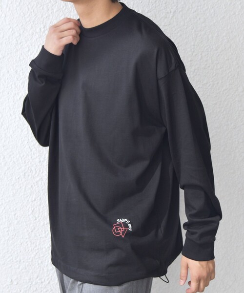 セール】SHIPS any: オーガニック コットン ワンポイント ロゴ