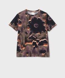 新品 希少 ポールスミス Tシャツ M 花柄 トップス カットソー Drawing Floral