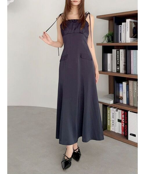 セール】レイヤードライクリボンキャミワンピース（ワンピース