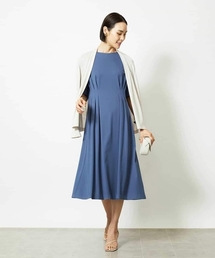 MICHEL KLEIN（ミッシェル・クラン）の「ストレッチカットワンピース（ワンピース）」