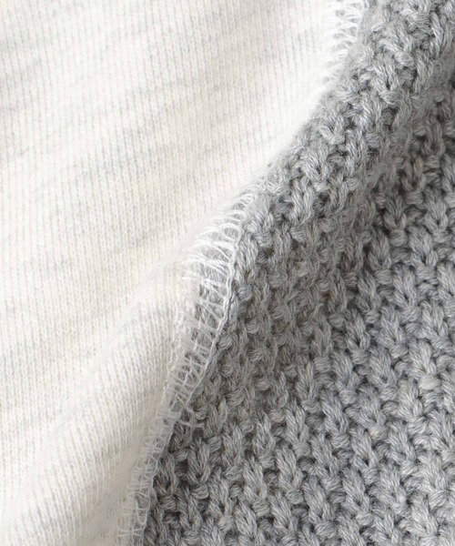 Three Four Time(スリーフォータイム)の「フードスウェットニットドッキングジッパー(パーカー・レディース・ホワイト/ネイビー/カーキ・FREE)」の9枚目の写真