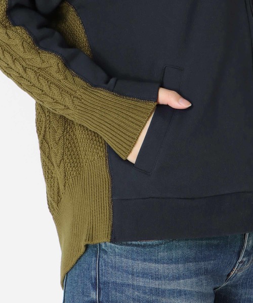 Three Four Time(スリーフォータイム)の「フードスウェットニットドッキングジッパー(パーカー・レディース・ホワイト/ネイビー/カーキ・FREE)」の19枚目の写真