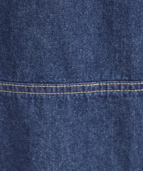 SHOO・LA・RUE（シューラルー）の「【S-LL】こなれ感ある着こなしに デニムフーディーブルゾン（デニムジャケット・レディース・ブルー/ネイビー・03/02/01/04）」の10枚目の写真