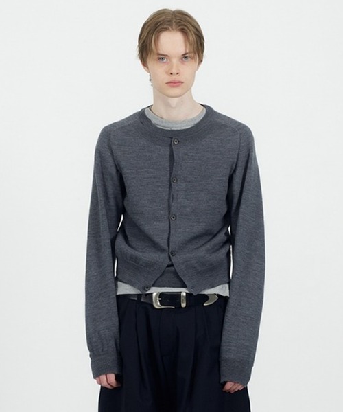 トップス NVRFRGT Double Layerd Sweater NVRFRGT - 【残り一点】Double Layerd Sweater | ACRMTSM ONLINE STORE