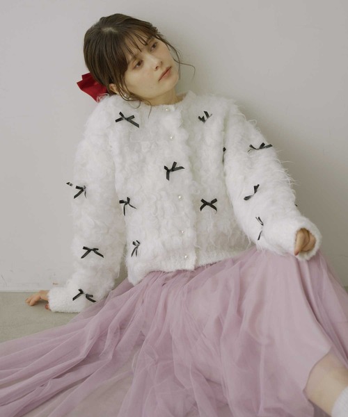HEIREN(ヘイレーン)の「【HEIREN】イレギュラーヘムボリュームチュールスカート(スカート・レディース・ブラック/アイボリー/ピンク・FREE)」の20枚目の写真