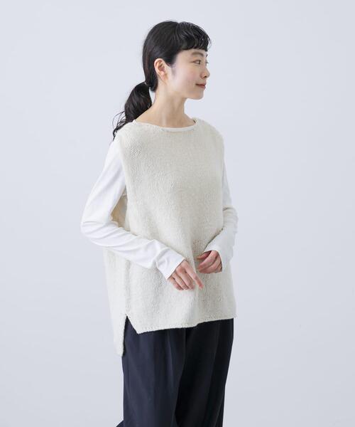 kagure グレー ニットベスト ノースリーブ　本日価格 kagure グレー ニットベスト ノースリーブ 本日価格 kagure