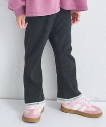 pairmanon | 【リブコットン100】裾レース フレア リブパンツ(その他パンツ)