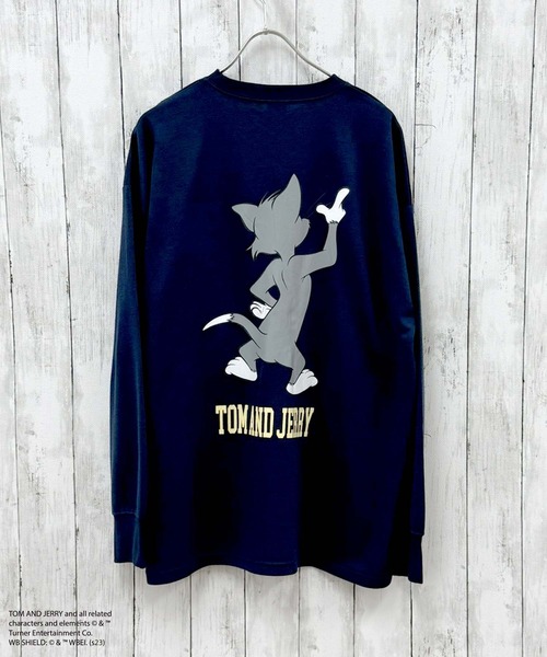 Tom&Jerry(トムアンドジェリー)の「メンズ TOM&JERRY オーバーサイズ トレーナー トムジェリ トムとジェリー(スウェット・メンズ・ベージュ/ネイビー/ブルー系その他/グレー系その他2/ベージュ系その他/ベージュ系その他2/ベージュ系その他4/グレイッシュベージュ/カーキ/ブラック/チャコールグレー/ベージュ系その他3/ブラック系その他/グレー系その他・XL/L/M)」の14枚目の写真