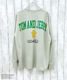 メンズ TOM&JERRY オーバーサイズ トレーナー トムジェリ トムとジェリー