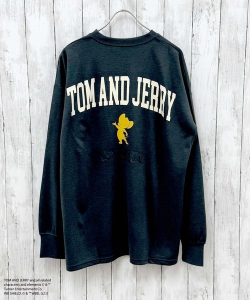 Tom&Jerry(トムアンドジェリー)の「メンズ TOM&JERRY オーバーサイズ トレーナー トムジェリ トムとジェリー(スウェット・メンズ・ベージュ/ネイビー/ブルー系その他/グレー系その他2/ベージュ系その他/ベージュ系その他2/ベージュ系その他4/グレイッシュベージュ/カーキ/ブラック/チャコールグレー/ベージュ系その他3/ブラック系その他/グレー系その他・XL/L/M)」の1枚目の写真