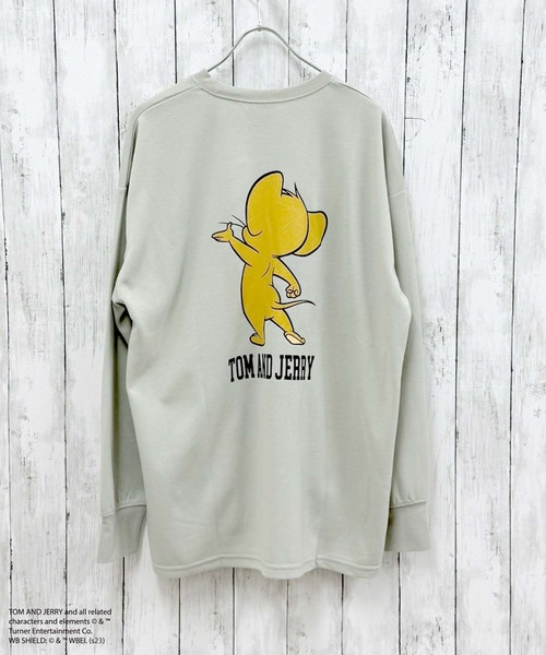 Tom&Jerry(トムアンドジェリー)の「メンズ TOM&JERRY オーバーサイズ トレーナー トムジェリ トムとジェリー(スウェット・メンズ・ベージュ/ネイビー/ブルー系その他/グレー系その他2/ベージュ系その他/ベージュ系その他2/ベージュ系その他4/グレイッシュベージュ/カーキ/ブラック/チャコールグレー/ベージュ系その他3/ブラック系その他/グレー系その他・XL/L/M)」の9枚目の写真