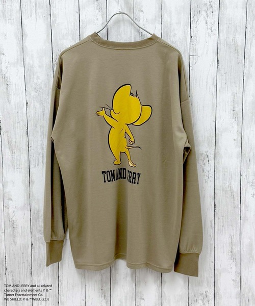 Tom&Jerry(トムアンドジェリー)の「メンズ TOM&JERRY オーバーサイズ トレーナー トムジェリ トムとジェリー(スウェット・メンズ・ベージュ/ネイビー/ブルー系その他/グレー系その他2/ベージュ系その他/ベージュ系その他2/ベージュ系その他4/グレイッシュベージュ/カーキ/ブラック/チャコールグレー/ベージュ系その他3/ブラック系その他/グレー系その他・XL/L/M)」の10枚目の写真