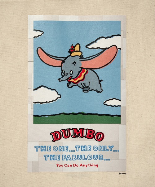 Disney(ディズニー)の「Dumbo / TOTE Designed by NAIJEL GRAPH(トートバッグ・メンズ・ブラック/ホワイト・FREE)」の4枚目の写真