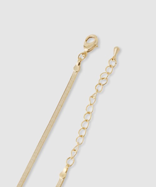 allureville（アルアバイル）の「テープチェーンパールネックレス（ネックレス・レディース・ゴールド・FREE）」の3枚目の写真